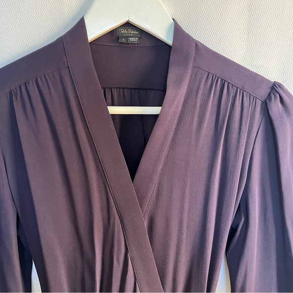 Aritzia Talula Babaton silk wrap dress - Picture 2 of 4